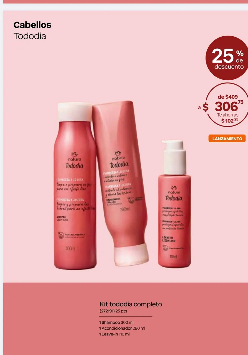 Natura Tododia, nueva línea para cabello