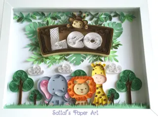 Foto 7 de Cuadros Decorativos 100% Personalizables en Filigrana de Papel Hechos Totalmente a Mano