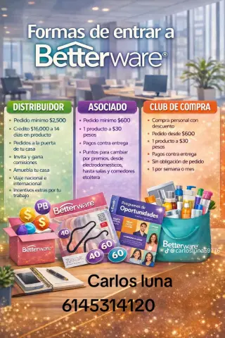 Foto 1 de Se buscan distribuidores Betterware en Todo El pais