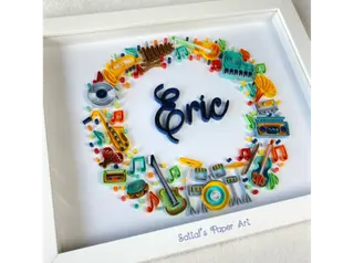 Foto 9 de Cuadros Decorativos 100% Personalizables en Filigrana de Papel Hechos Totalmente a Mano